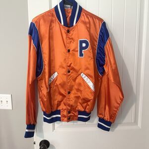 Vintage PONY Brand Nylon Track Jacket Orange Men’s Size Small